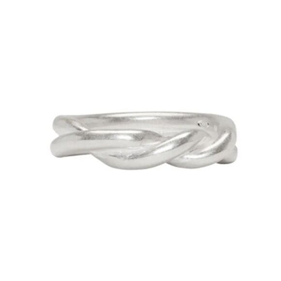 Maison Martin Margiela Silver Twisted Ring - Picture 2 of 5